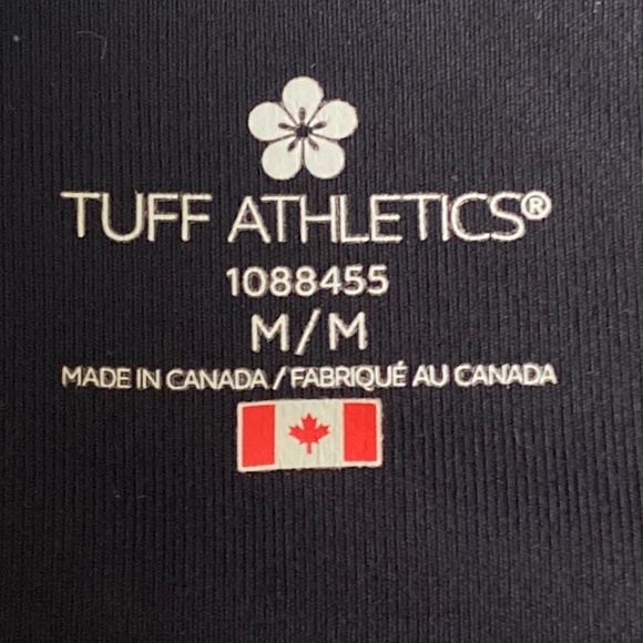 Tuff Athletics Women's Plum Yoga Capri Leggings Size Medium Athletic Pants - Picture 2 of 13